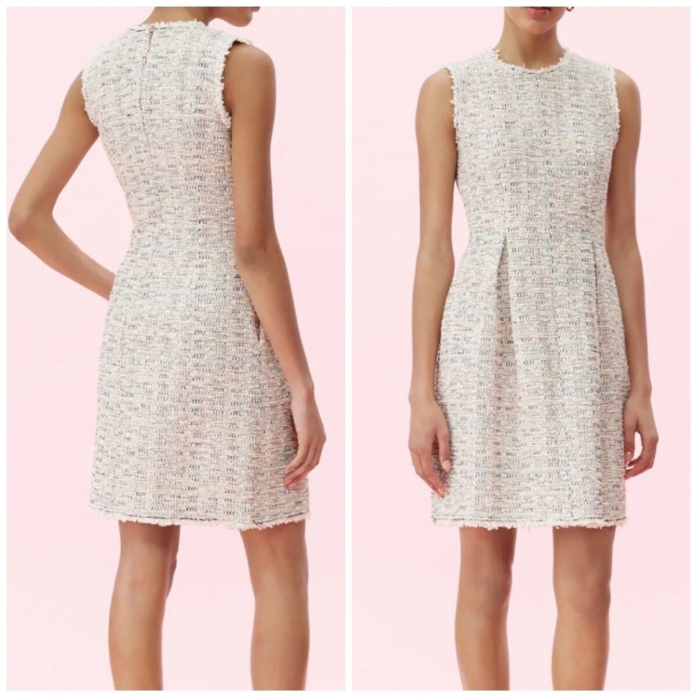 Rebecca Taylor Rainbow Tweed Dress